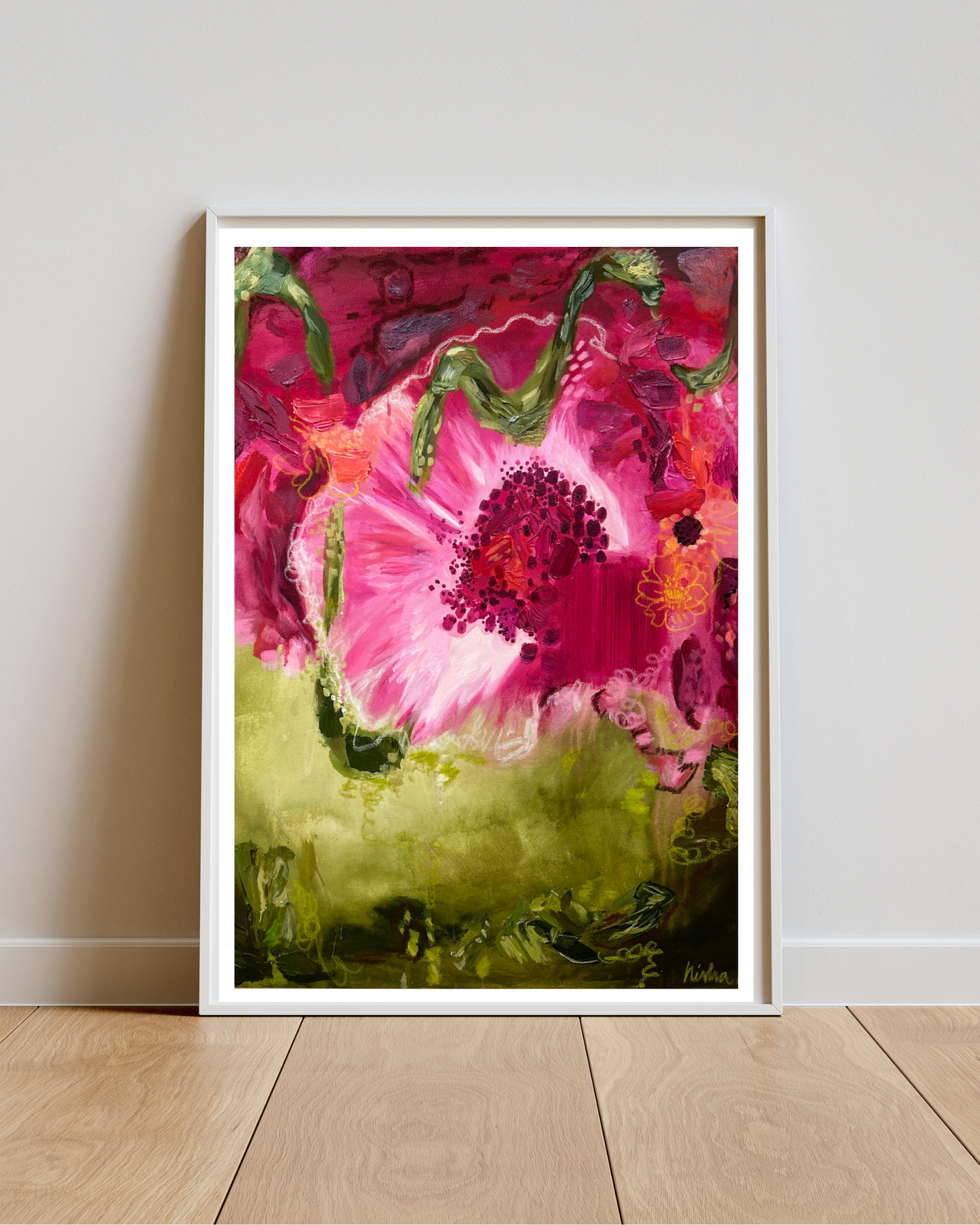 Flowers in Retrospective Print