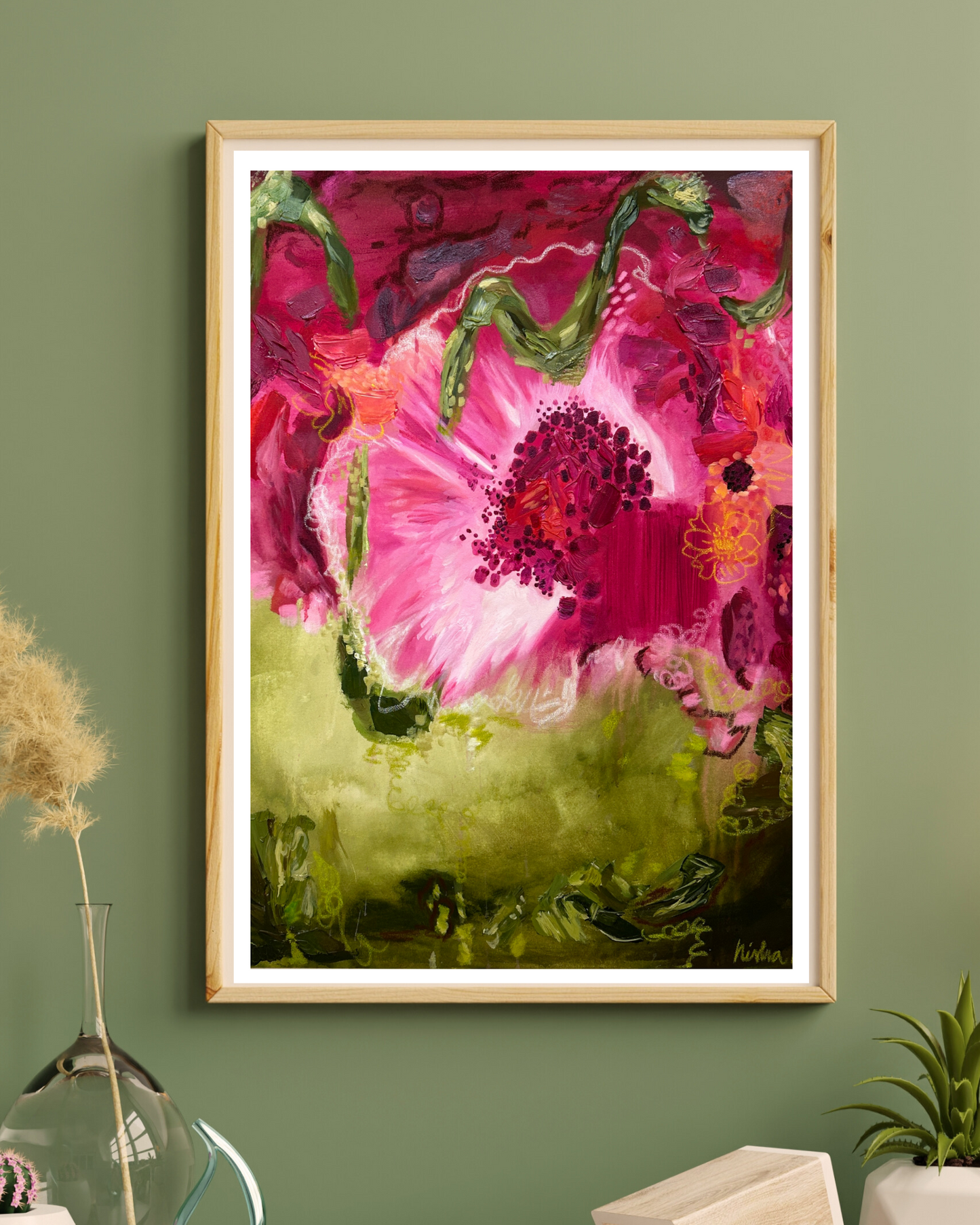 Flowers in Retrospective Print