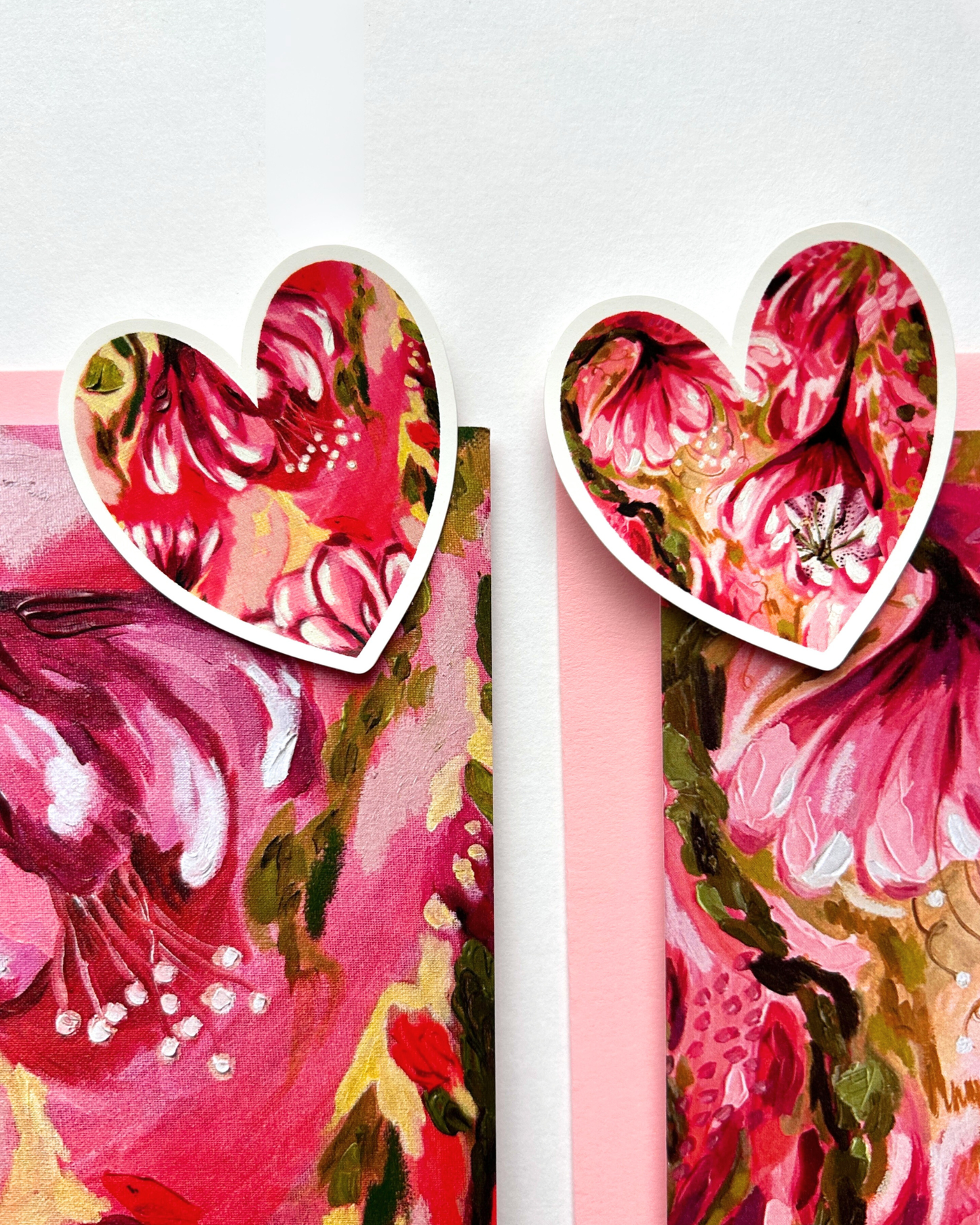 Heart Flower Stickers