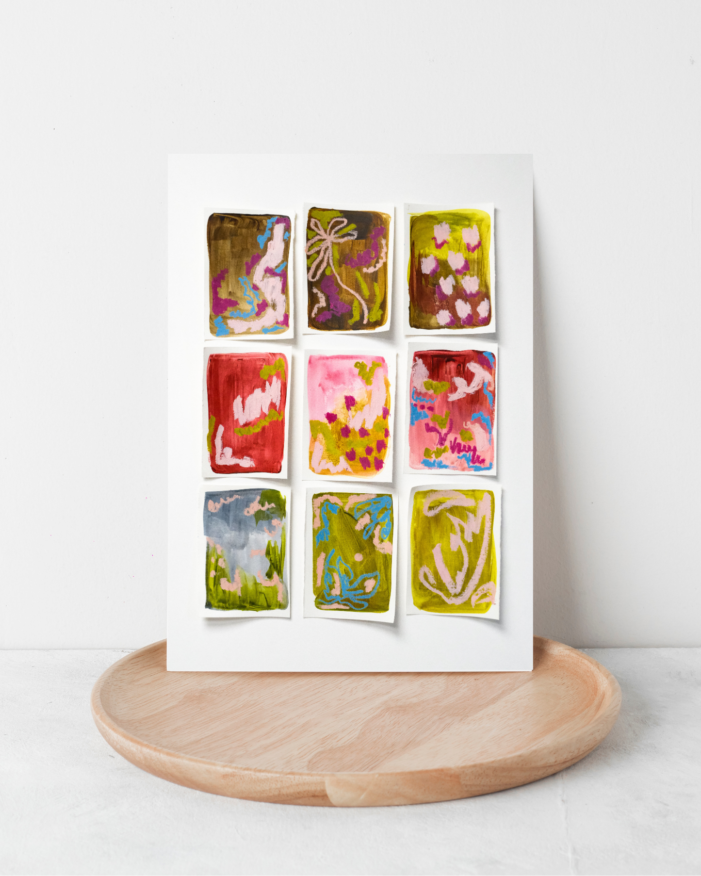 Abstract Experiments Postcard