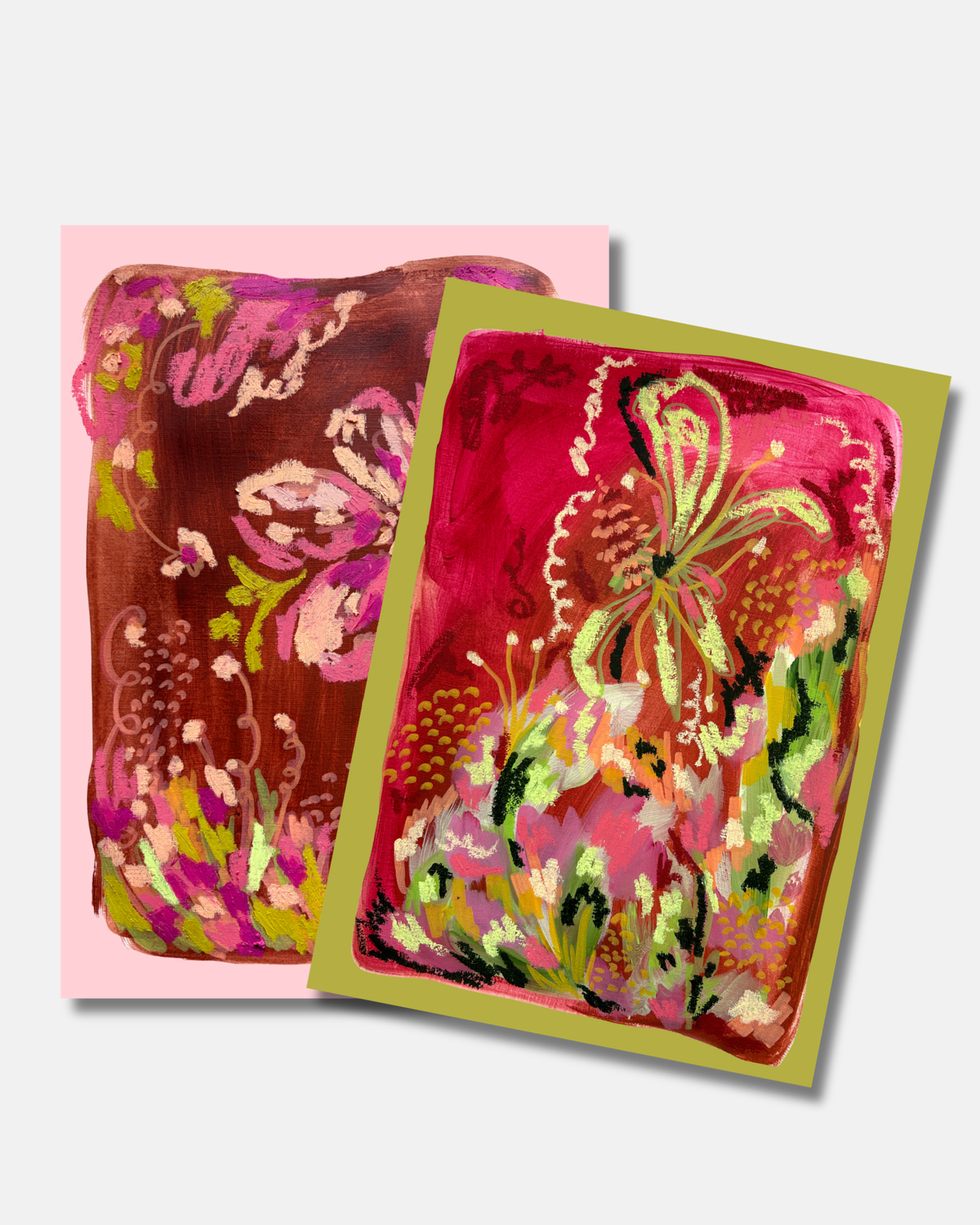 Paintings on Paper Postcards