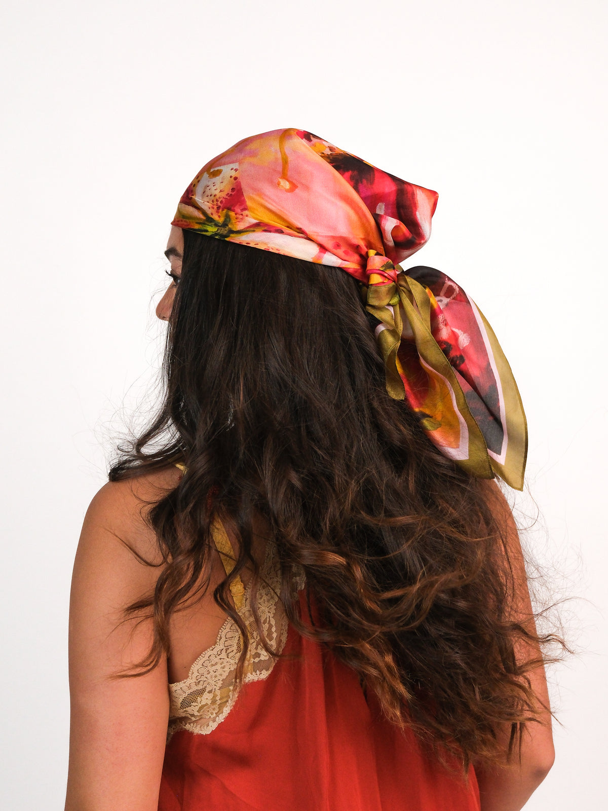 Floral Utopia Silk Scarf