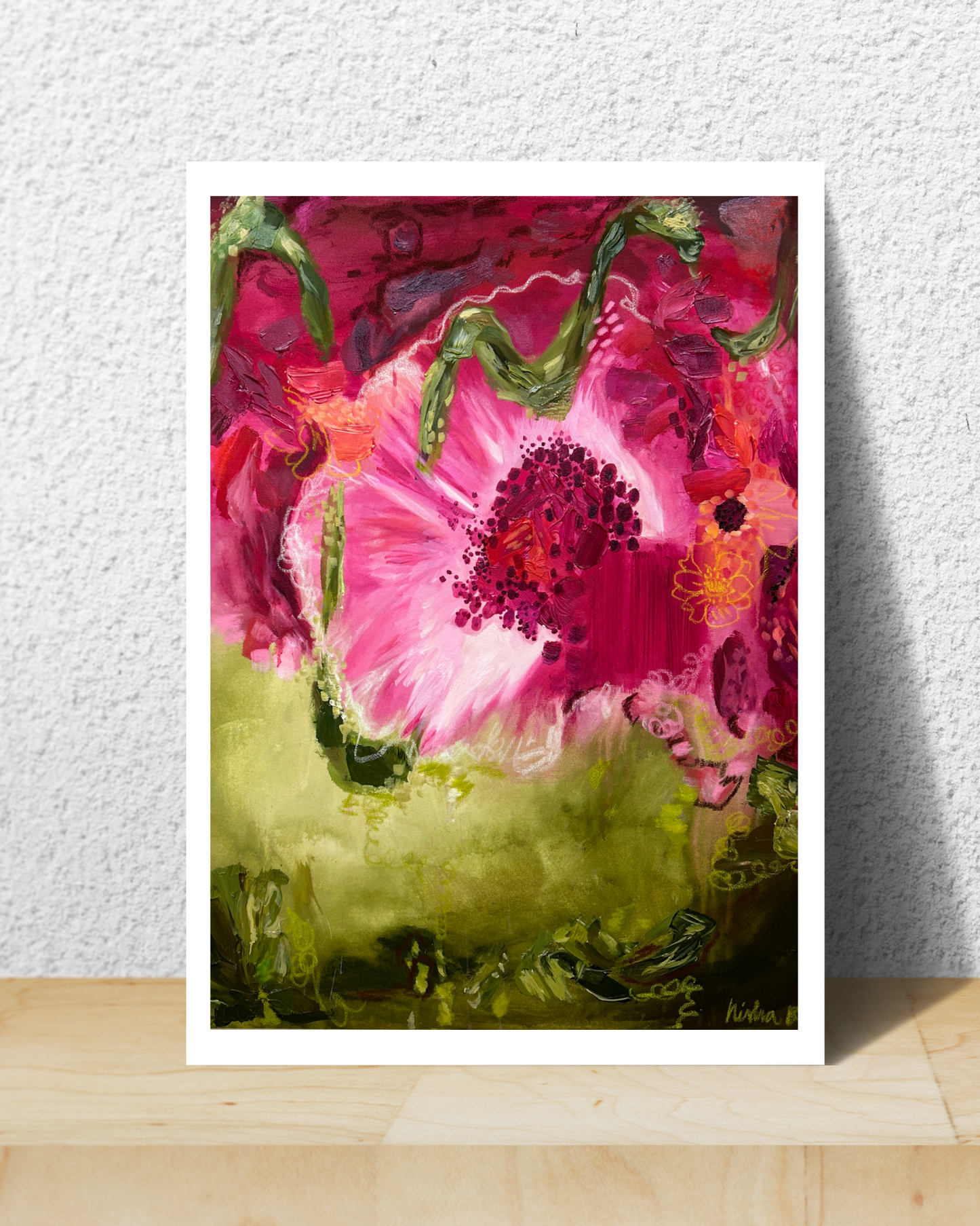 Flowers in Retrospective Print