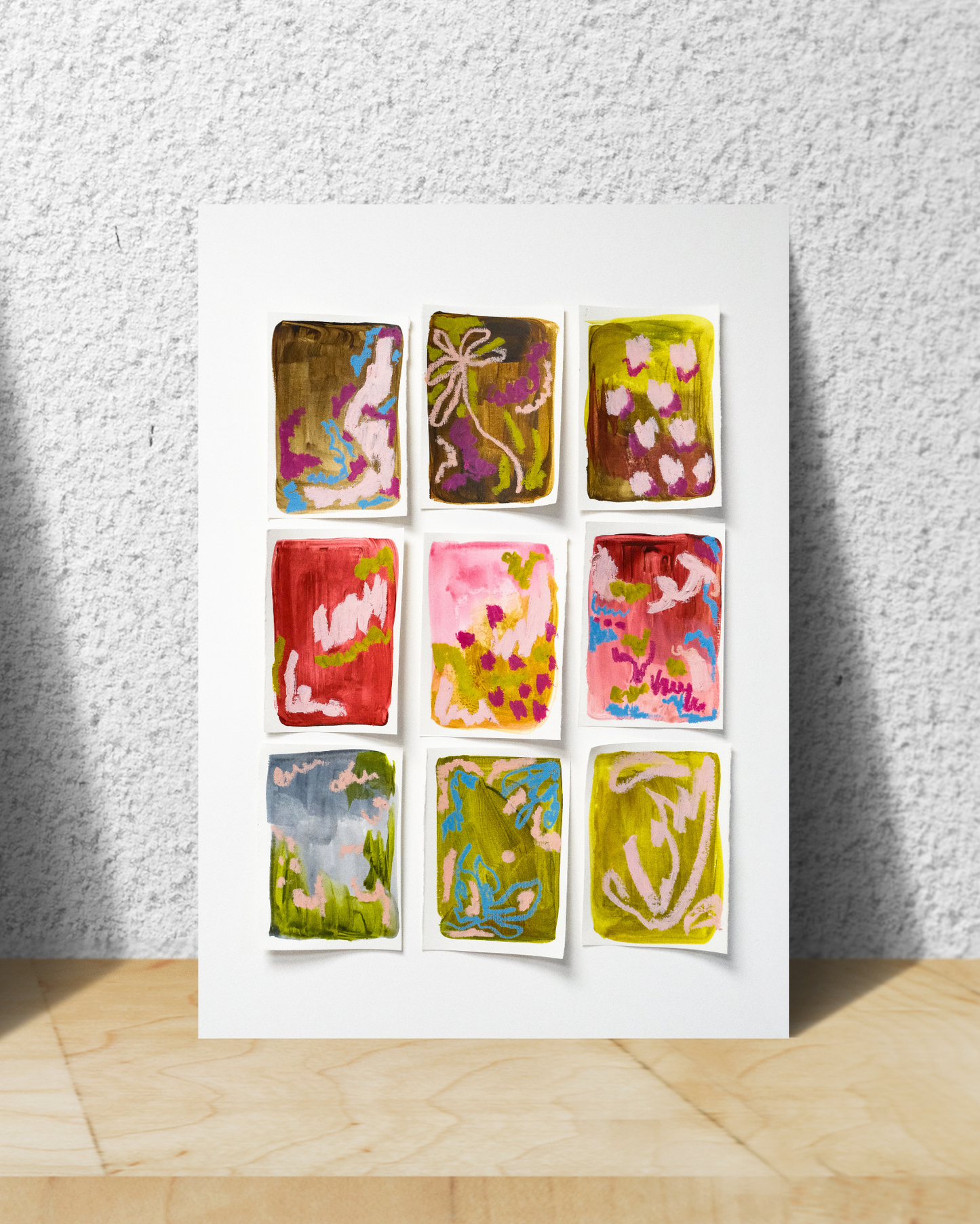 Abstract Experiments Postcard